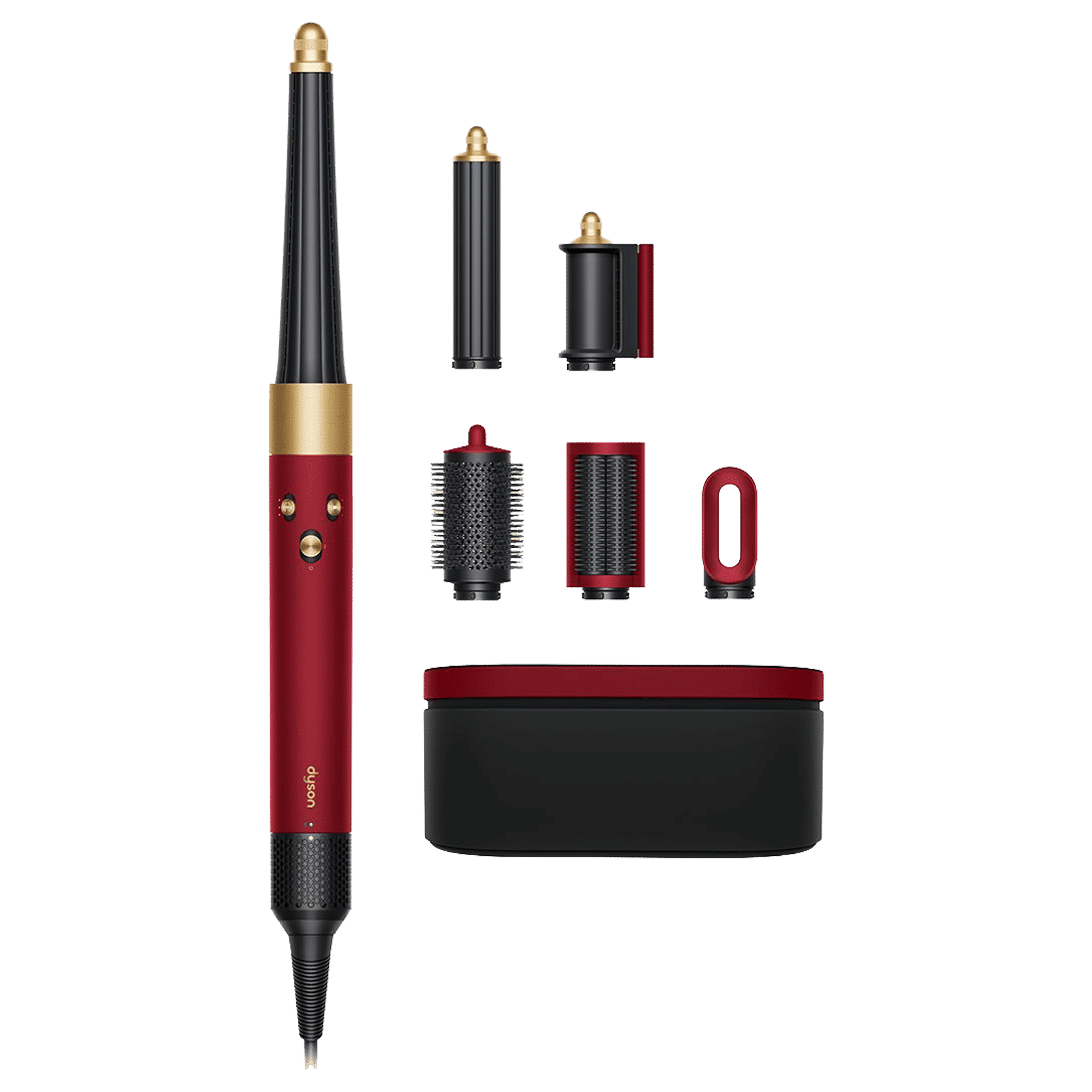dyson Airwrap id 2-in-1 Multi Styler and dryer with Bluetooth Supported (Red Velvet and Gold) dyson Airwrap id 2-in-1 Multi Styler and dryer with Bluetooth Supported (Red Velvet and Gold)_1