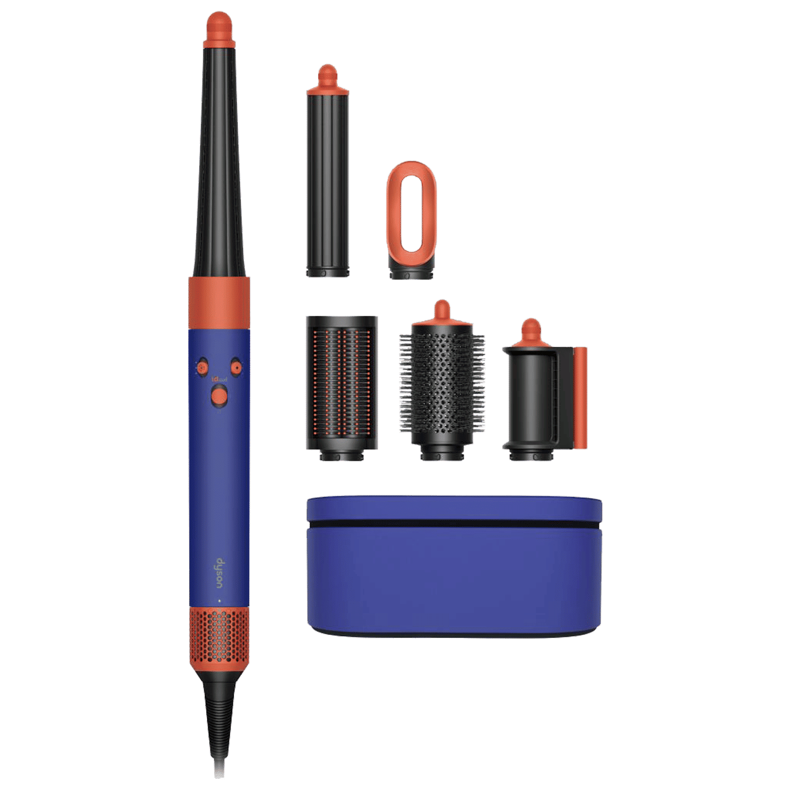 dyson Airwrap id Hair Styler with No Heat Damage (Bluetooth Enabled, Vinca Blue and Topaz)_1