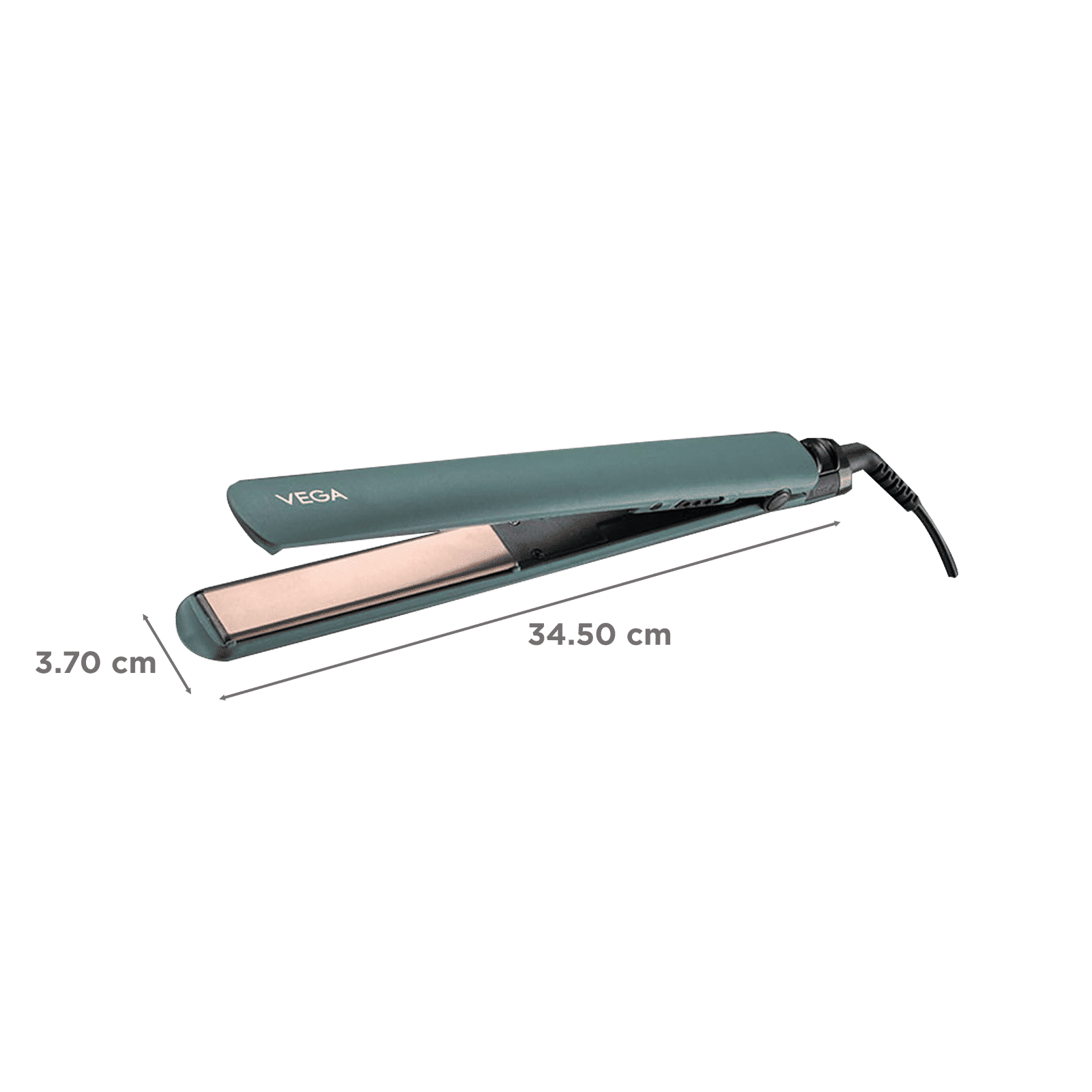 VEGA VHSH-42 Hair Straightener with Easy Lock System (Ceramic Coated Plates, Green)_2