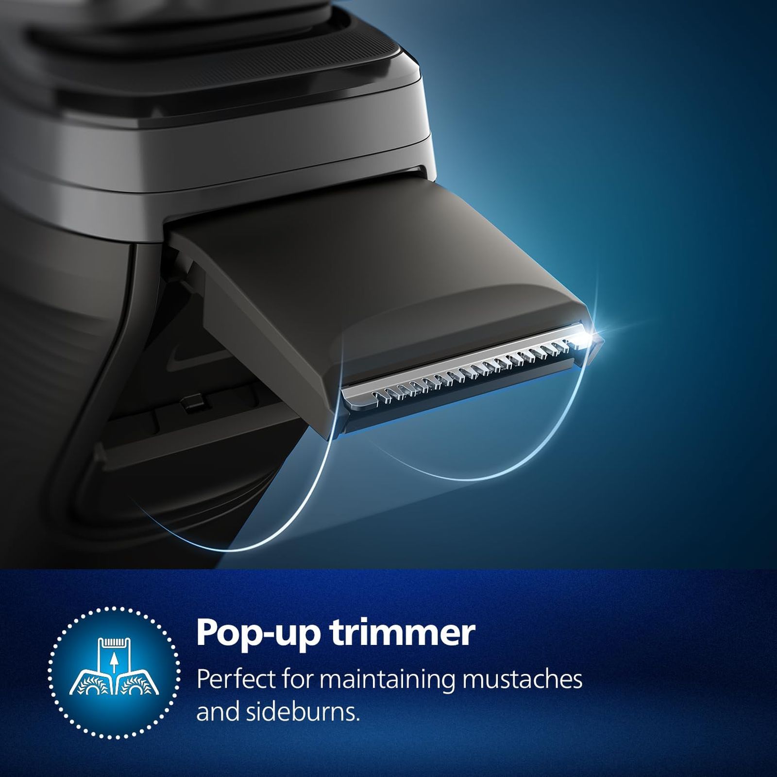 PHILIPS 5000 Series Rechargeable Cordless Shaver for Face for Men (60mins Runtime, SkinIQ Technology, Blue) PHILIPS 5000 Series Rechargeable Cordless Shaver for Face for Men (60mins Runtime, SkinIQ Technology, Blue)_3