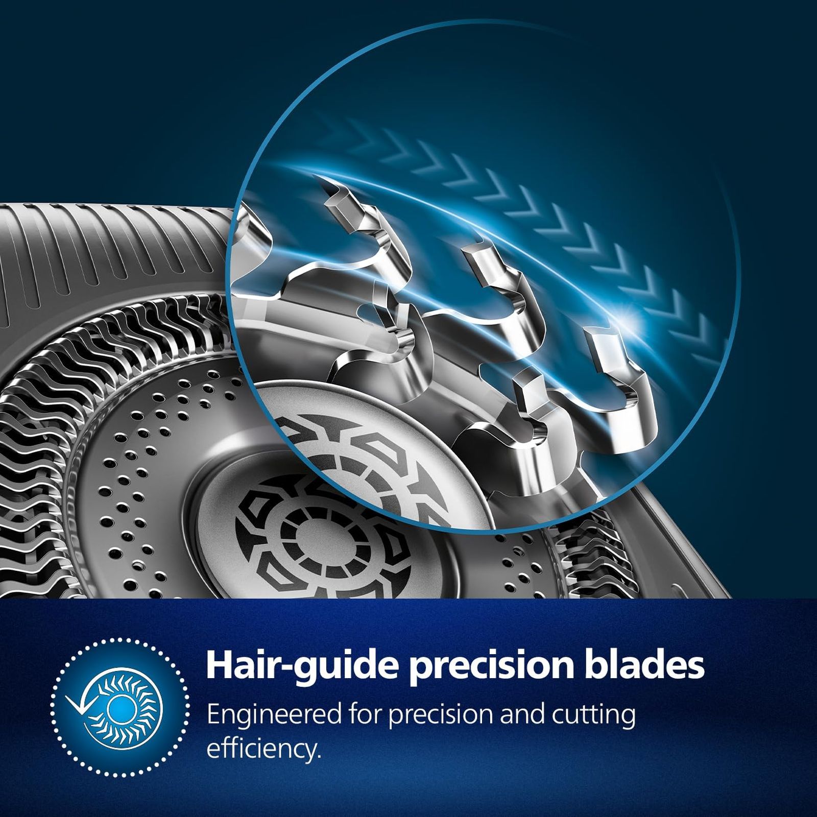 PHILIPS 5000 Series Rechargeable Cordless Shaver for Face for Men (60mins Runtime, SkinIQ Technology, Blue) PHILIPS 5000 Series Rechargeable Cordless Shaver for Face for Men (60mins Runtime, SkinIQ Technology, Blue)_5