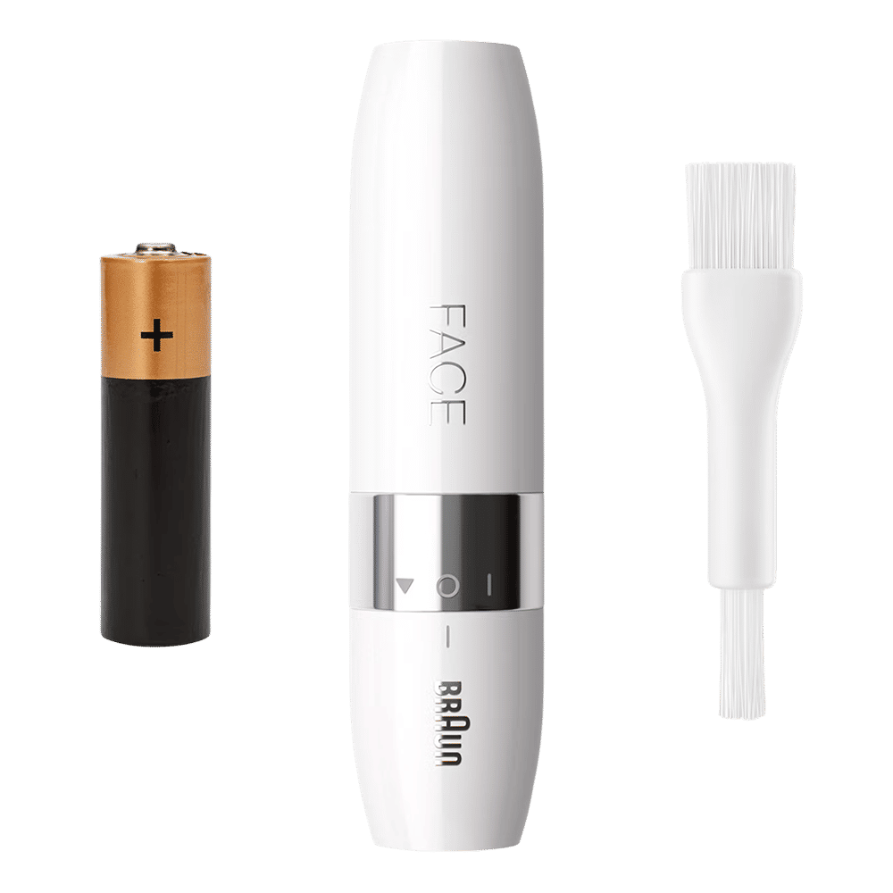 BRAUN FS1000 Cordless Wet & Dry Trimmer for Upper Lips, Chin & Cheeks for Women (With Smart light, White)_2