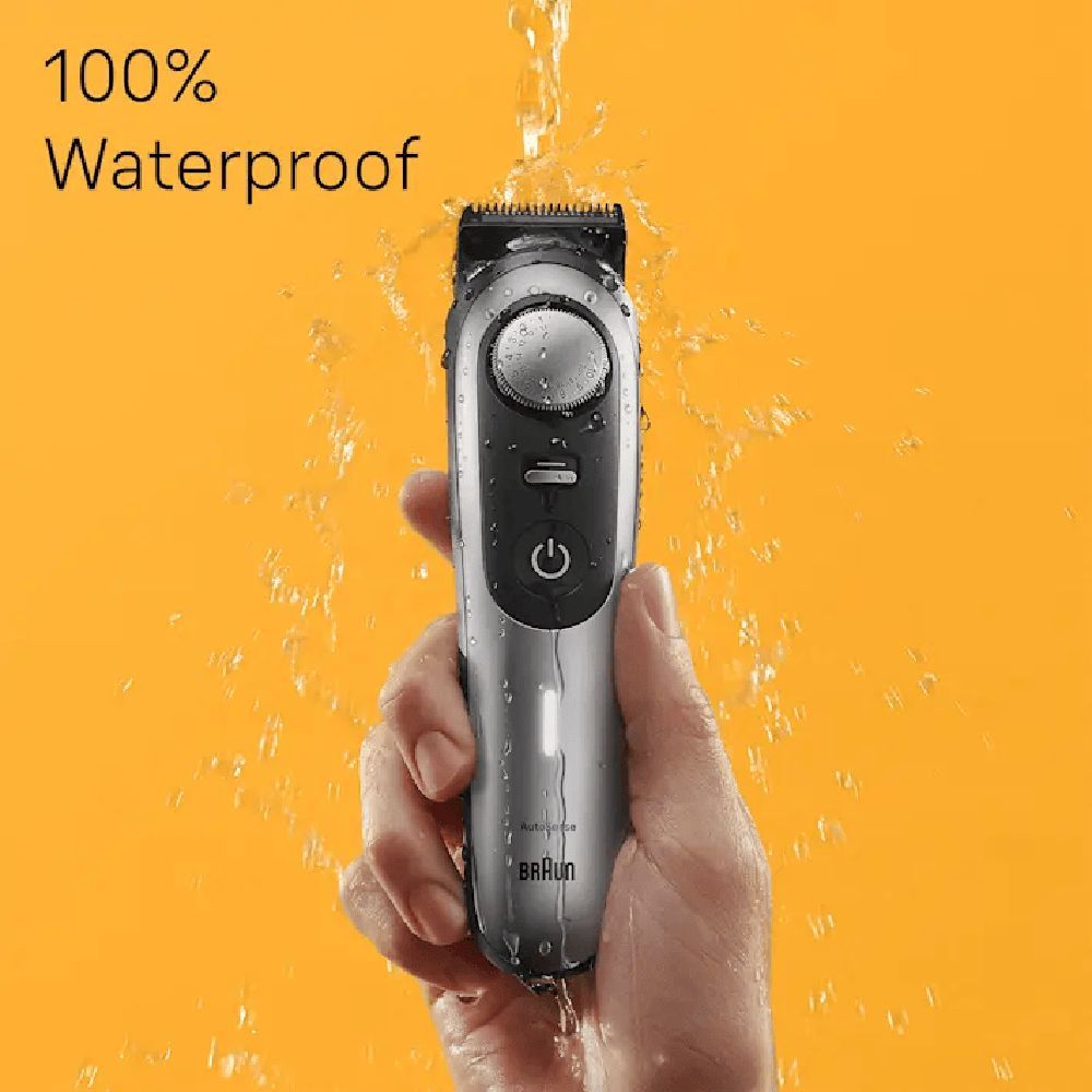 Braun Series 9 Rechargeable Cordless Wet & Dry Trimmer for Beard with 40 Length Settings for Men (180mins Runtime, AutoSense Technology, Grey)_8