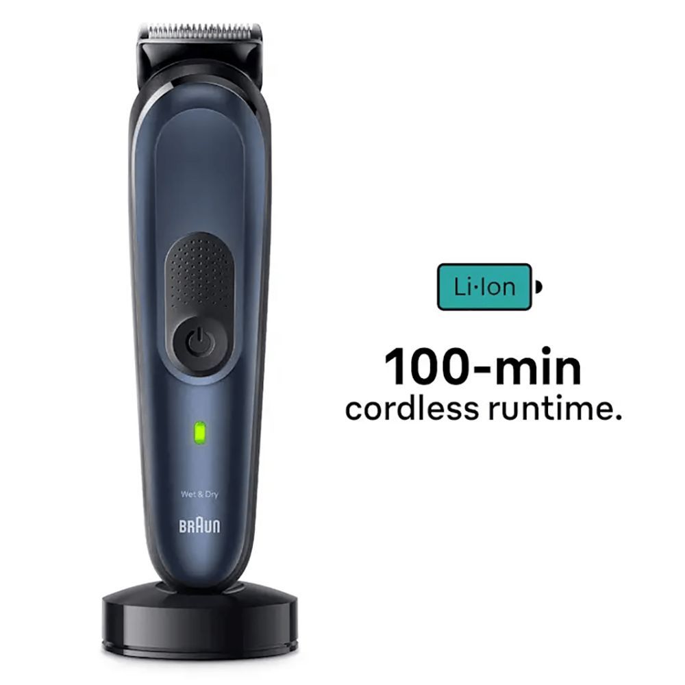 Braun Series 7 11-in-1 Rechargeable Cordless Grooming Kit for Hair, Beard, Body, Ear, Nose & Intimate Areas for Men (100mins Runtime, AutoSense Technology, Blue) Braun Series 7 11-in-1 Rechargeable Cordless Grooming Kit for Hair, Beard, Body, Ear, Nose & Intimate Areas for Men (100mins Runtime, AutoSense Technology, Blue)_7
