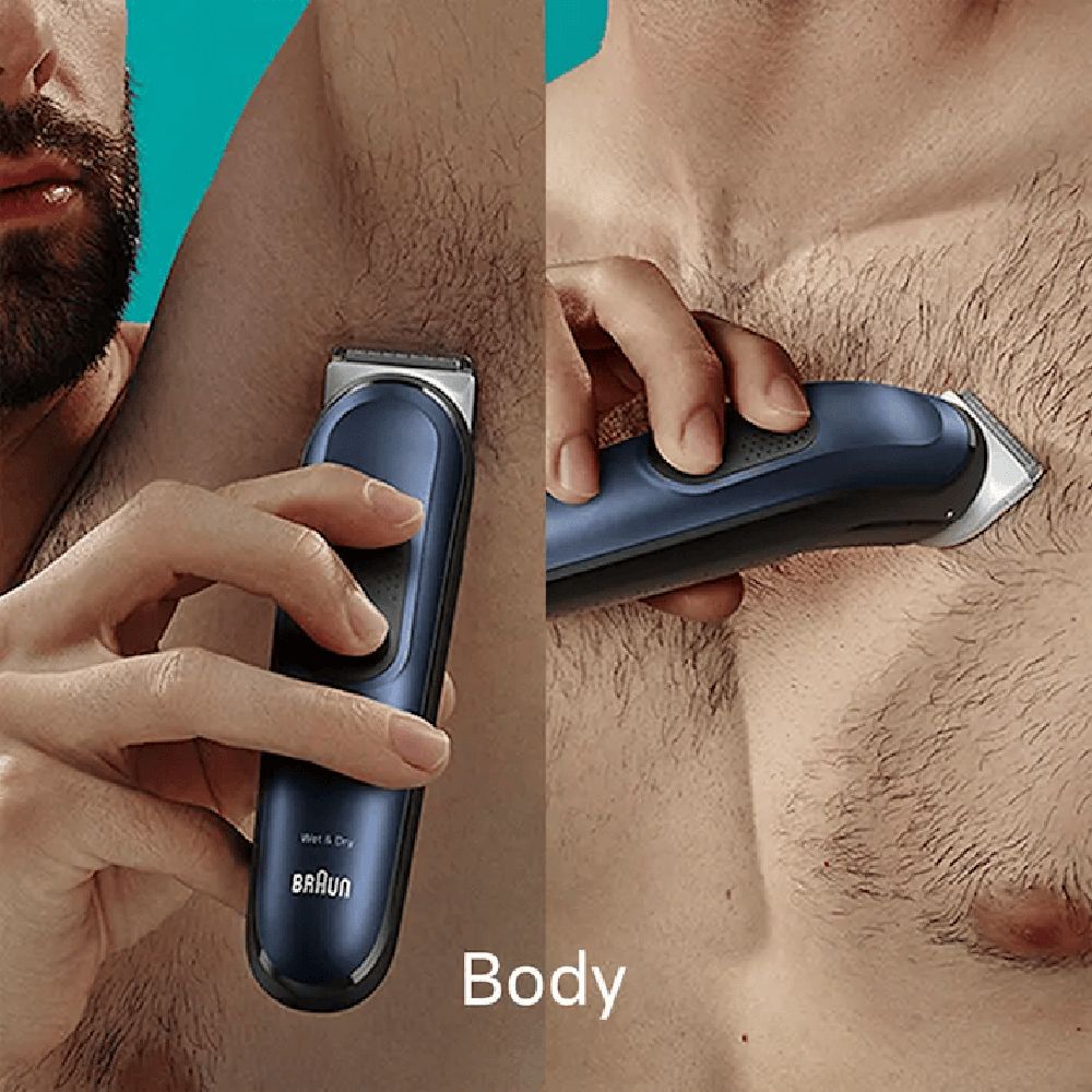 Braun Series 7 11-in-1 Rechargeable Cordless Grooming Kit for Hair, Beard, Body, Ear, Nose & Intimate Areas for Men (100mins Runtime, AutoSense Technology, Blue) Braun Series 7 11-in-1 Rechargeable Cordless Grooming Kit for Hair, Beard, Body, Ear, Nose & Intimate Areas for Men (100mins Runtime, AutoSense Technology, Blue)_5