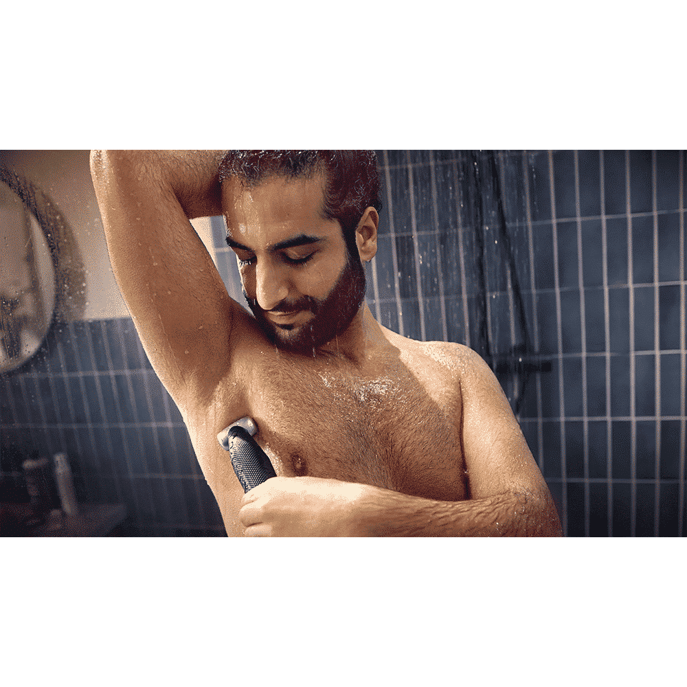 PHILIPS Bodygroom Series 5000 Rechargeable Cordless Body Groomer for Back, Body, Underarms, Intimate Areas for Men (60mins Runtime, Skin Protect Technology, Black & Silver)_8