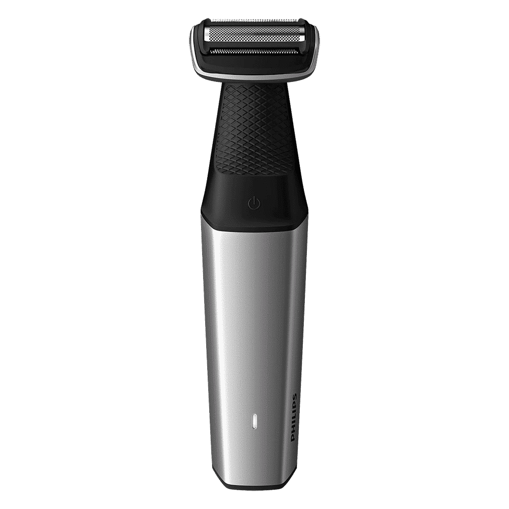 PHILIPS Bodygroom Series 5000 Rechargeable Cordless Body Groomer for Back, Body, Underarms, Intimate Areas for Men (60mins Runtime, Skin Protect Technology, Black & Silver)_4