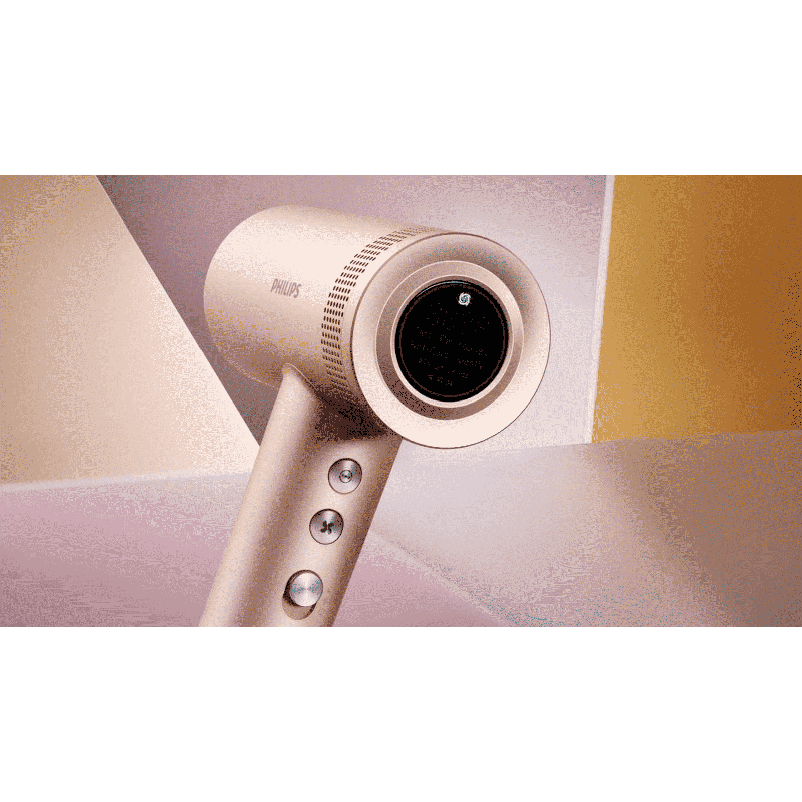 PHILIPS 8000 Series Hair Dryer with 2 Heat Settings & Cool Air Throw (ThermoShield Advanced Technology, Rose Champagne)_4