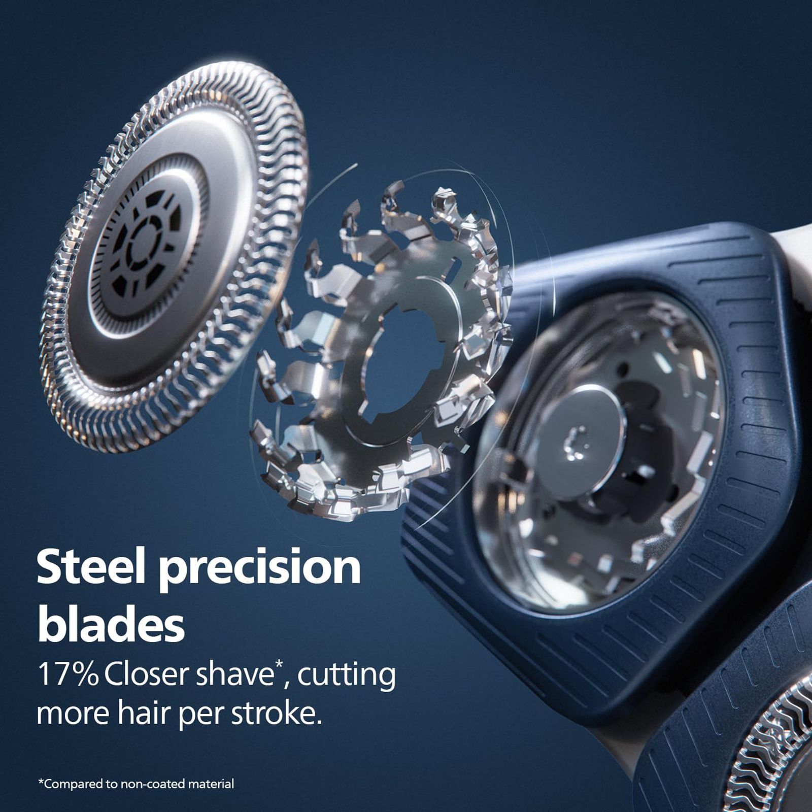 PHILIPS 7000 Series Rechargeable Cordless Shaver for Face for Men (60mins Runtime, SkinIQ Technology, Dark Chrome)_15