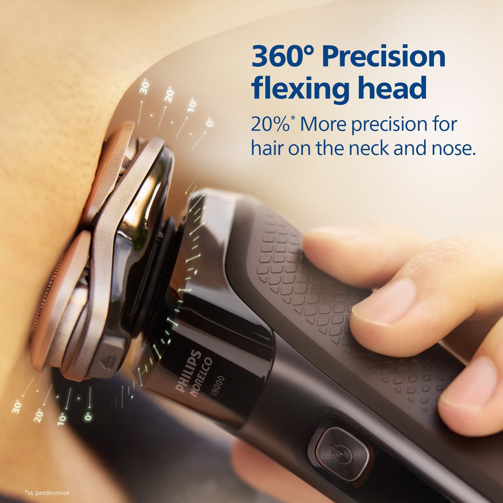 PHILIPS i9000 Rechargeable Cordless Shaver for Face for Men (50mins Runtime, SkinIQ Technology, Ink Black) PHILIPS i9000 Rechargeable Cordless Shaver for Face for Men (50mins Runtime, SkinIQ Technology, Ink Black)_14