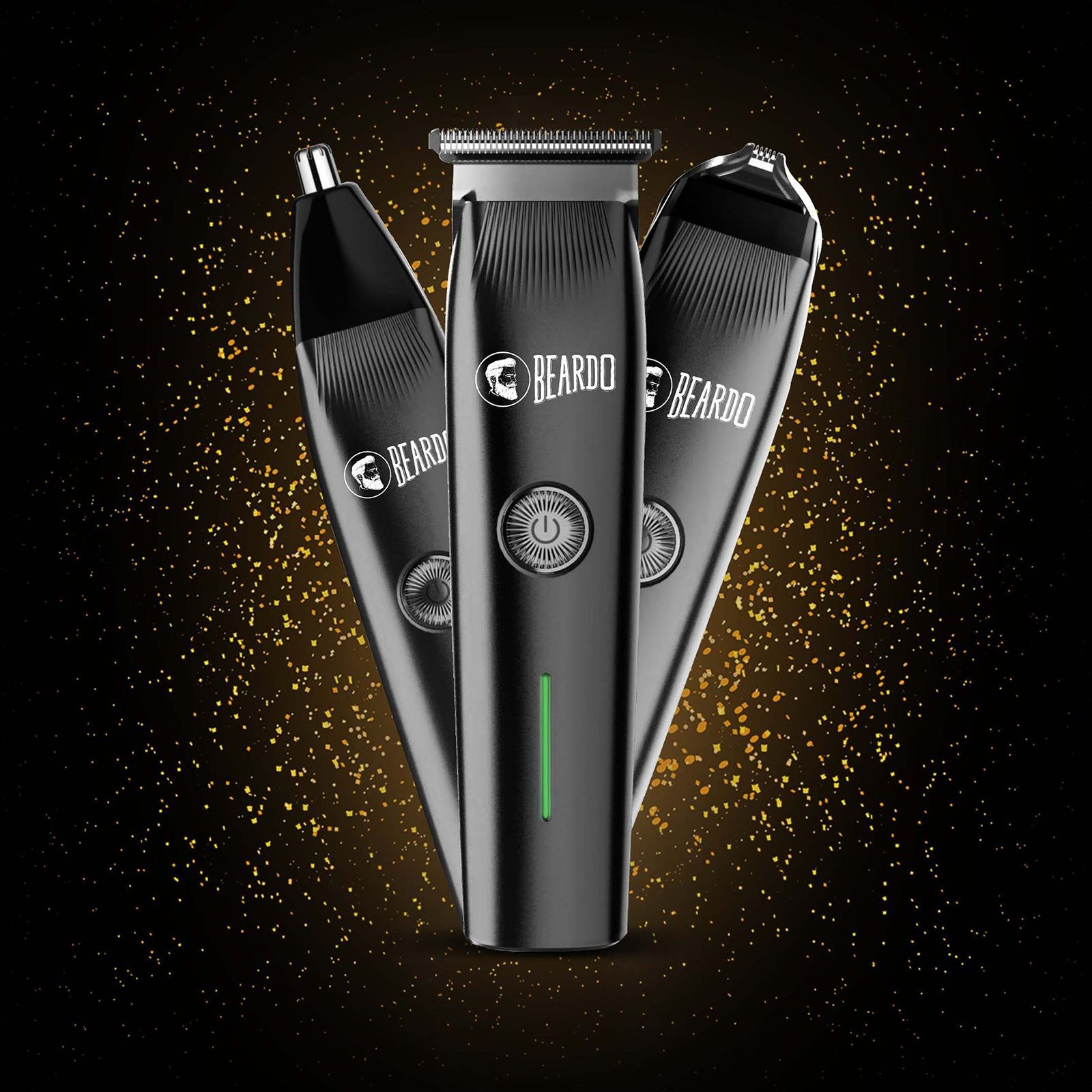 BEARDO Ape-X Prime 3-in-1 Rechargeable Cordless Multipurpose Trimmer for Beard, Face, Nose & Ear for Men (120mins Runtime, Advanced Blade Technology, Black) BEARDO Ape-X Prime 3-in-1 Rechargeable Cordless Multipurpose Trimmer for Beard, Face, Nose & Ear for Men (120mins Runtime, Advanced Blade Technology, Black)_5