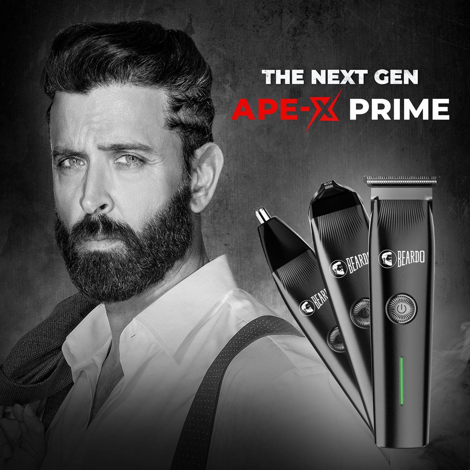 BEARDO Ape-X Prime 3-in-1 Rechargeable Cordless Multipurpose Trimmer for Beard, Face, Nose & Ear for Men (120mins Runtime, Advanced Blade Technology, Black) BEARDO Ape-X Prime 3-in-1 Rechargeable Cordless Multipurpose Trimmer for Beard, Face, Nose & Ear for Men (120mins Runtime, Advanced Blade Technology, Black)_6
