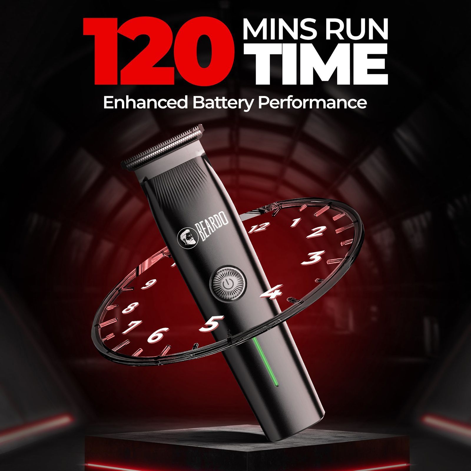 BEARDO Ape-X Prime 3-in-1 Rechargeable Cordless Multipurpose Trimmer for Beard, Face, Nose & Ear for Men (120mins Runtime, Advanced Blade Technology, Black) BEARDO Ape-X Prime 3-in-1 Rechargeable Cordless Multipurpose Trimmer for Beard, Face, Nose & Ear for Men (120mins Runtime, Advanced Blade Technology, Black)_10