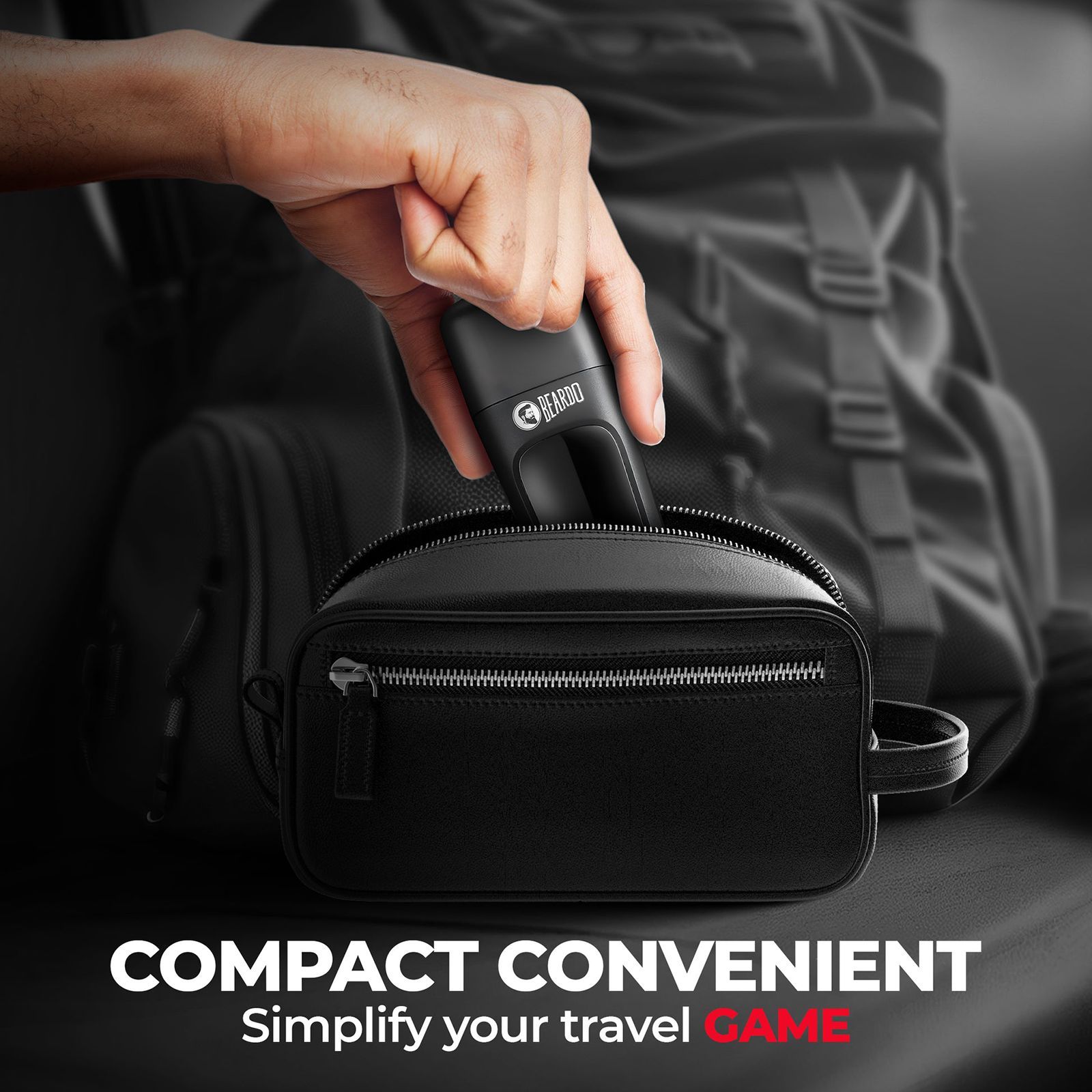 BEARDO ApeX Go Rechargeable Cordless Dry Trimmer for Beard, Body & Hair with 3 Length Settings for Men (80mins Runtime, Skin-Safe Technology, Black)_12