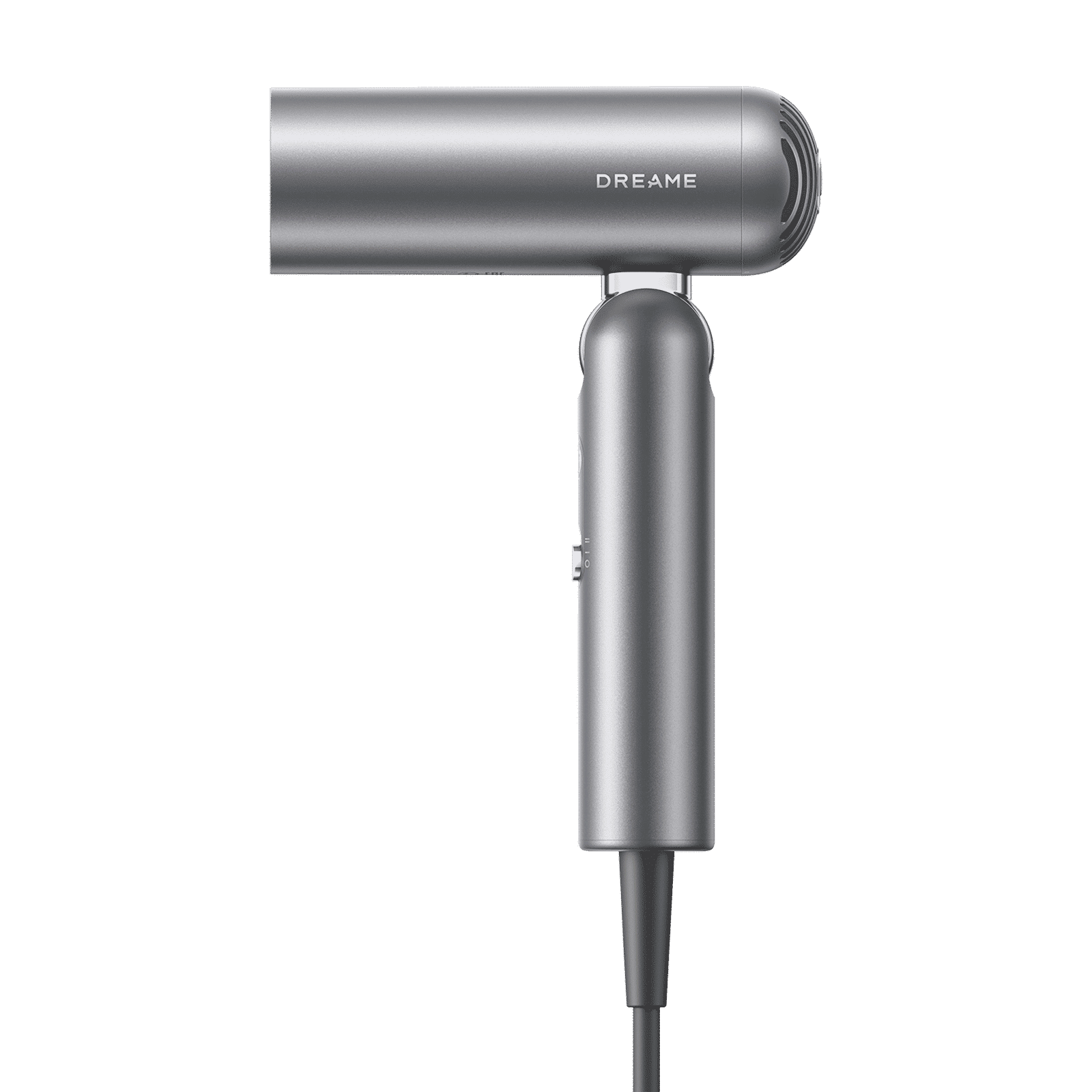 DREAME Pocket Hair Dryer with 5 Heat Settings (300 Million Negative Ions Per CM, Grey)_7