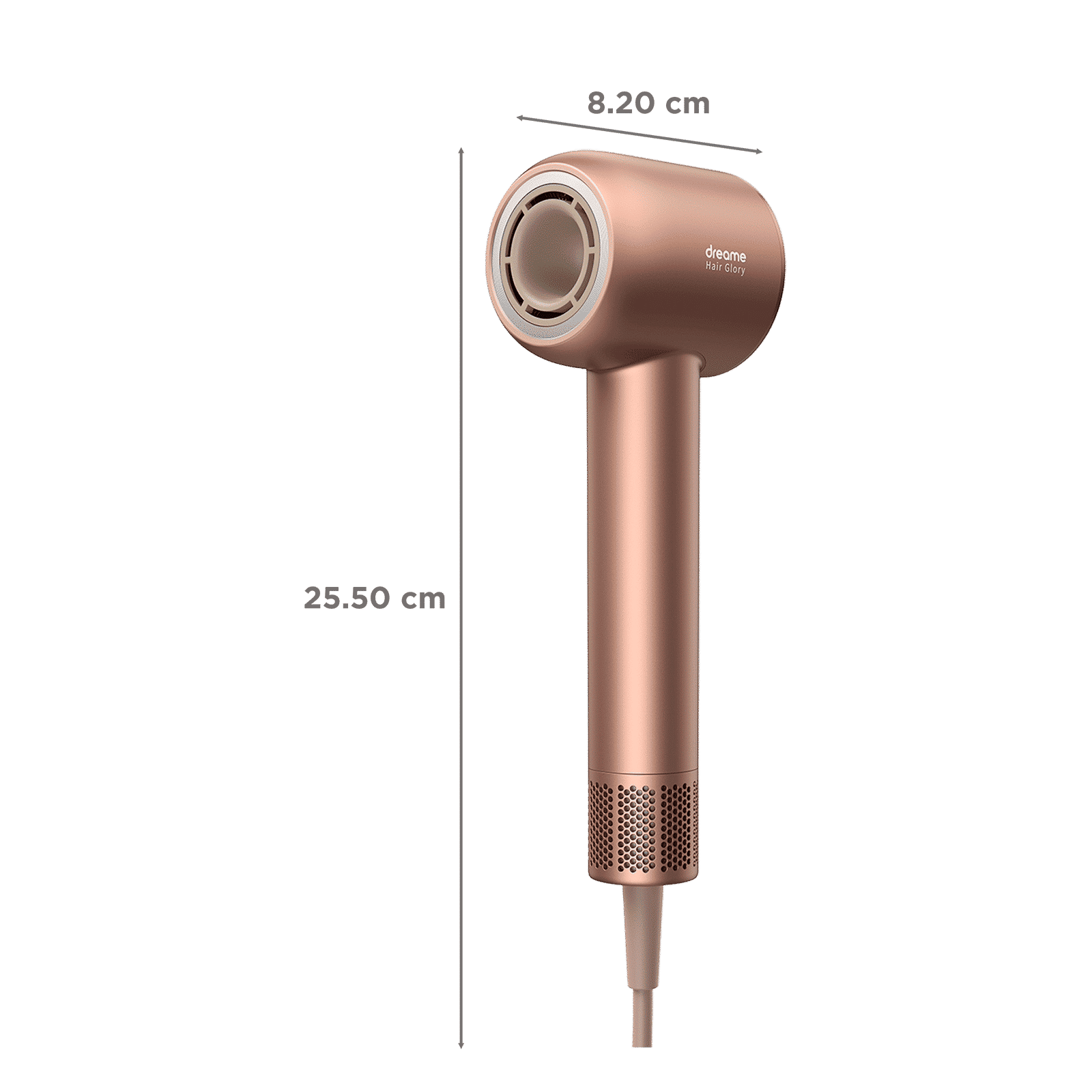 DREAME Glory Hair Dryer with 4 Heat Settings & Cool Blow (Negative Ion Technology, ROSE)_2