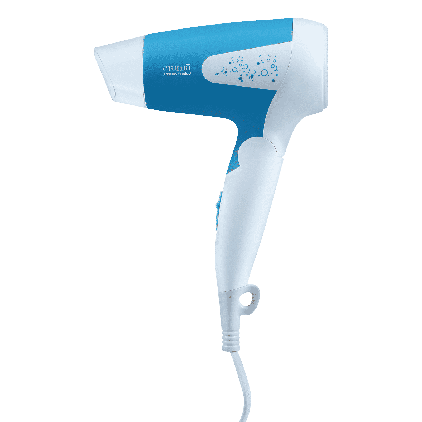 Croma Hair Dryer with 2 Heat Settings & Cool Blow (Overload Protection, Blue & White)_2