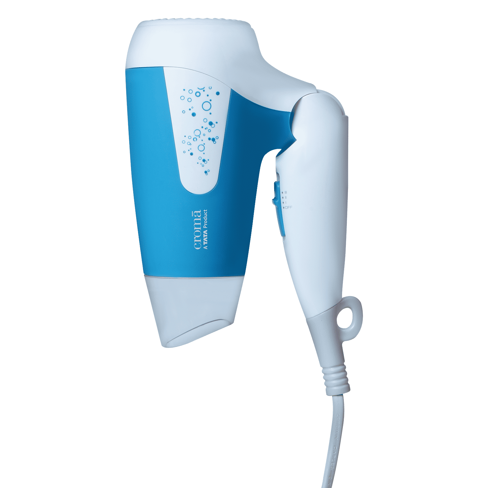 Croma Hair Dryer with 2 Heat Settings & Cool Blow (Overload Protection, Blue & White)_6