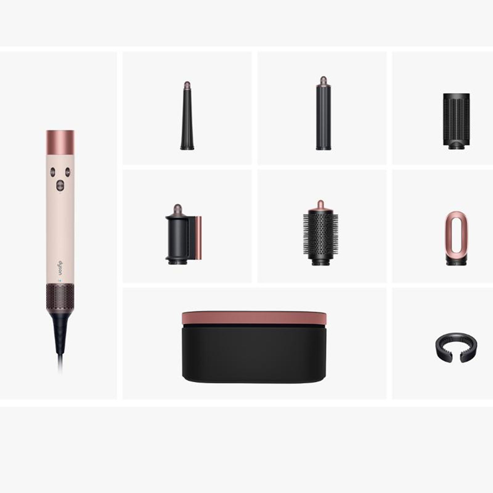 Dyson Airwrap id 6-in-1 Multi Styler & Dryer with Bluetooth Enabled (Conical Barrel, Ceramic Pink and Rose Gold)_5