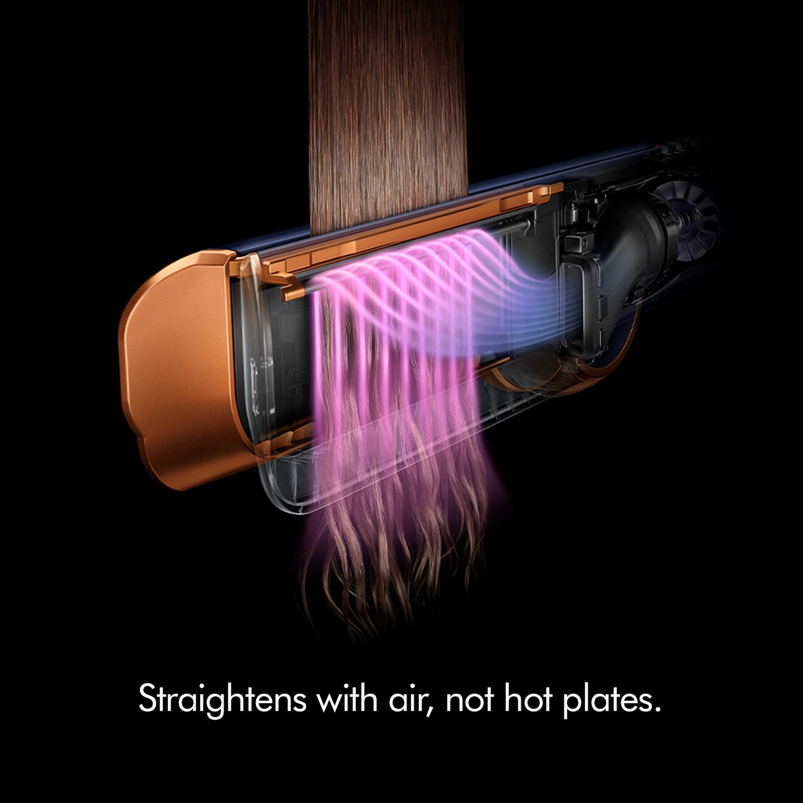 Dyson Airstrait 2-in-1 Hair Styler with Negative Ions (Intuitive Airflow, Ceramic Pink & Rose Gold)_5