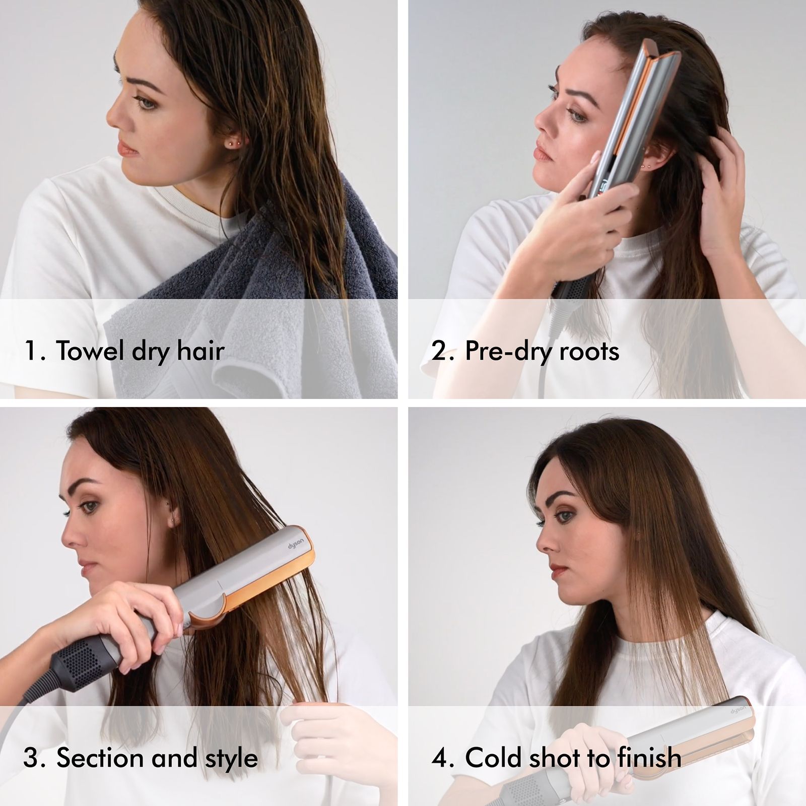 Dyson Airstrait 2-in-1 Hair Styler with Negative Ions (Intuitive Airflow, Ceramic Pink & Rose Gold)_6