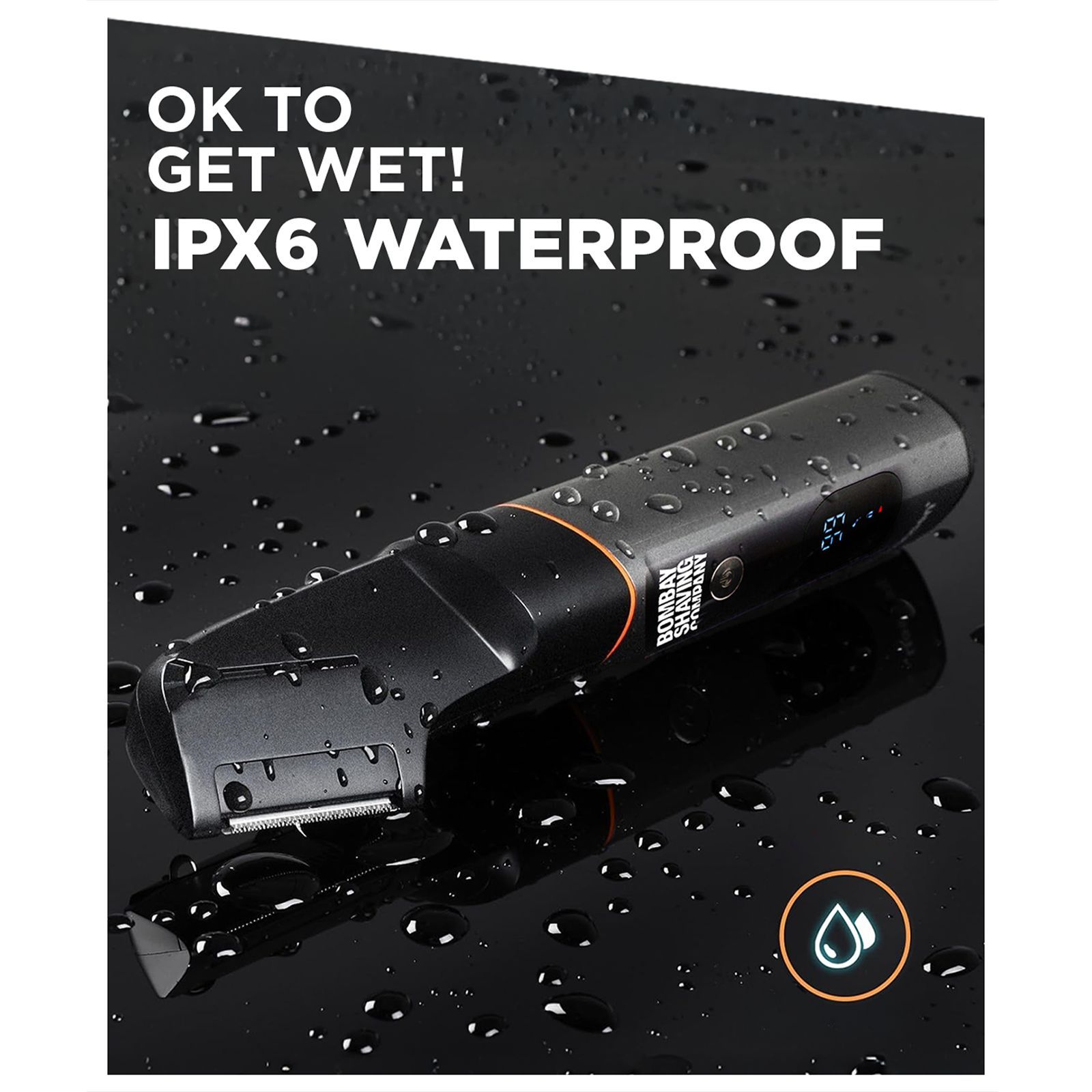 Bombay Shaving Company Rechargeable Cordless Multipurpose Trimmer for Beard, Body, Intimate Areas, Shave, Nose & Ear for Men (90min Runtime, IPX6 Waterproof, Grey)_4