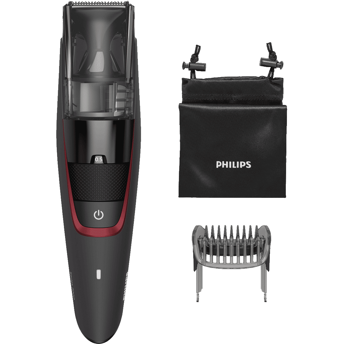 PHILIPS Beardtrimmer Series 7000 Self-Sharpening Metal Blades Corded & Cordless Vacuum Beard Trimmer (60 Min Run Time/1h Charge, BT7501/15, Black) PHILIPS Beardtrimmer Series 7000 Self-Sharpening Metal Blades Corded & Cordless Vacuum Beard Trimmer (60 Min Run Time/1h Charge, BT7501/15, Black)_3