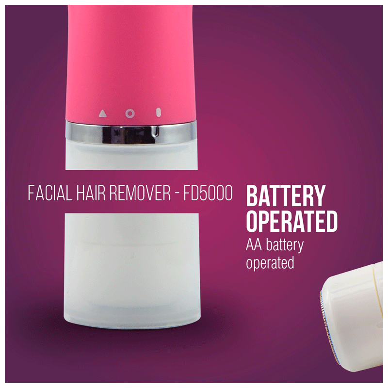 HAVELLS FD5000 Facial Hair Remover For Women (Dual Track Rotary Blades, Pink)_10
