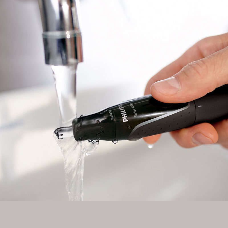 Philips Series 1000 Cordless Dryr Trimmer for Nose and Ear for Unisex (Fully Washable, Black) Philips Series 1000 Cordless Dryr Trimmer for Nose and Ear for Unisex (Fully Washable, Black)_6