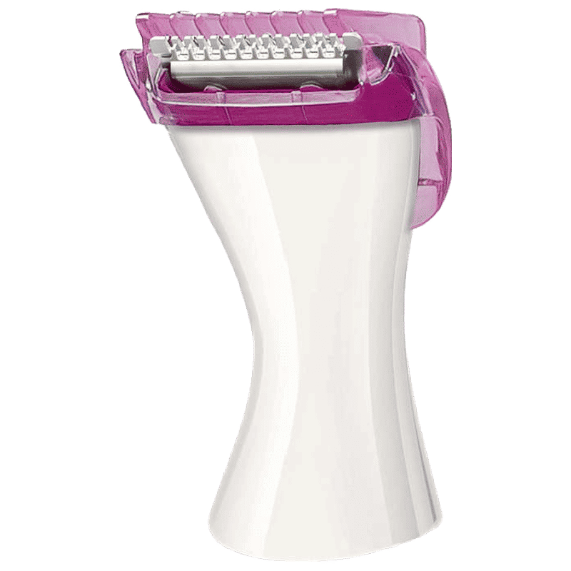 PHILIPS BikiniGenie Cordless Wet and Dry Trimmer for Body and Intimate Areas for Women (Click On Trimming Comb, White and Pink)_4