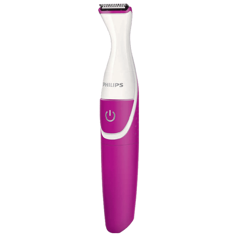 PHILIPS BikiniGenie Cordless Wet and Dry Trimmer for Body and Intimate Areas for Women (Click On Trimming Comb, White and Pink)_3