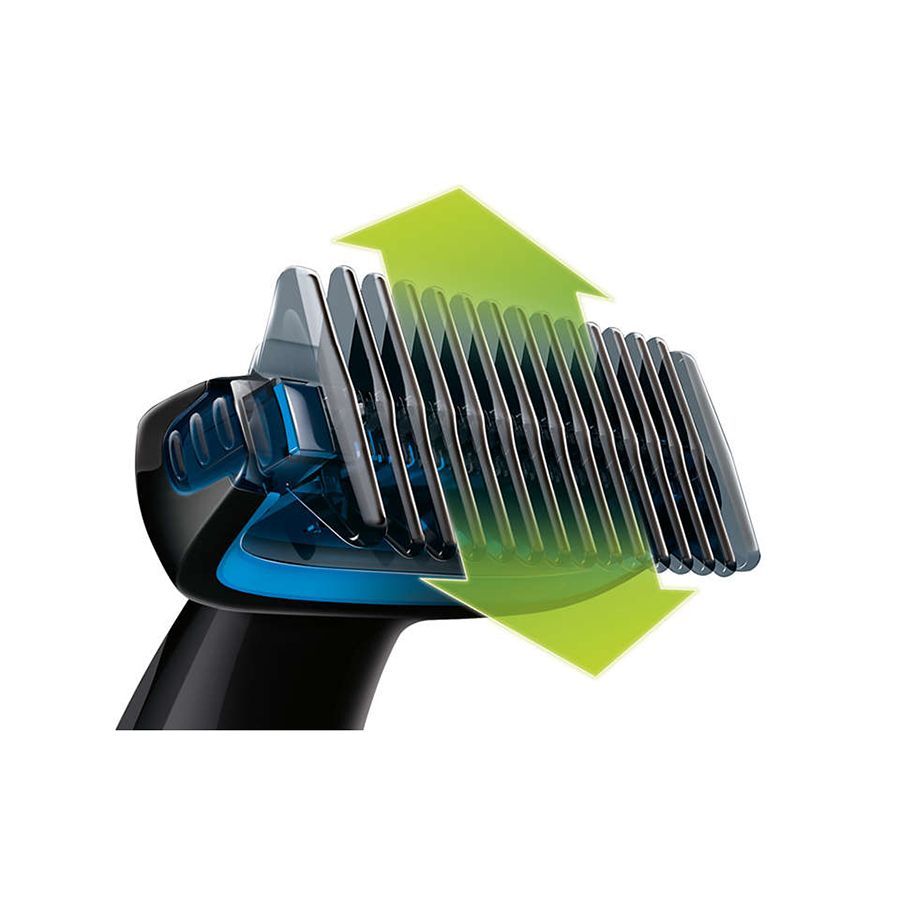 PHILIPS Bodygroom Series 1000 Cordless Dry Trimmer for Body for Men (Up To 2 Months Runtime, Washable Heads, Black)_6