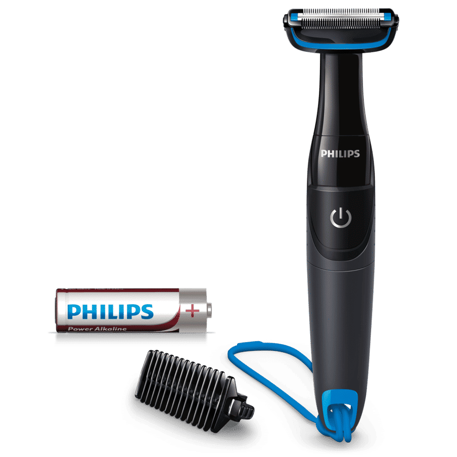 PHILIPS Bodygroom Series 1000 Cordless Dry Trimmer for Body for Men (Up To 2 Months Runtime, Washable Heads, Black)_2