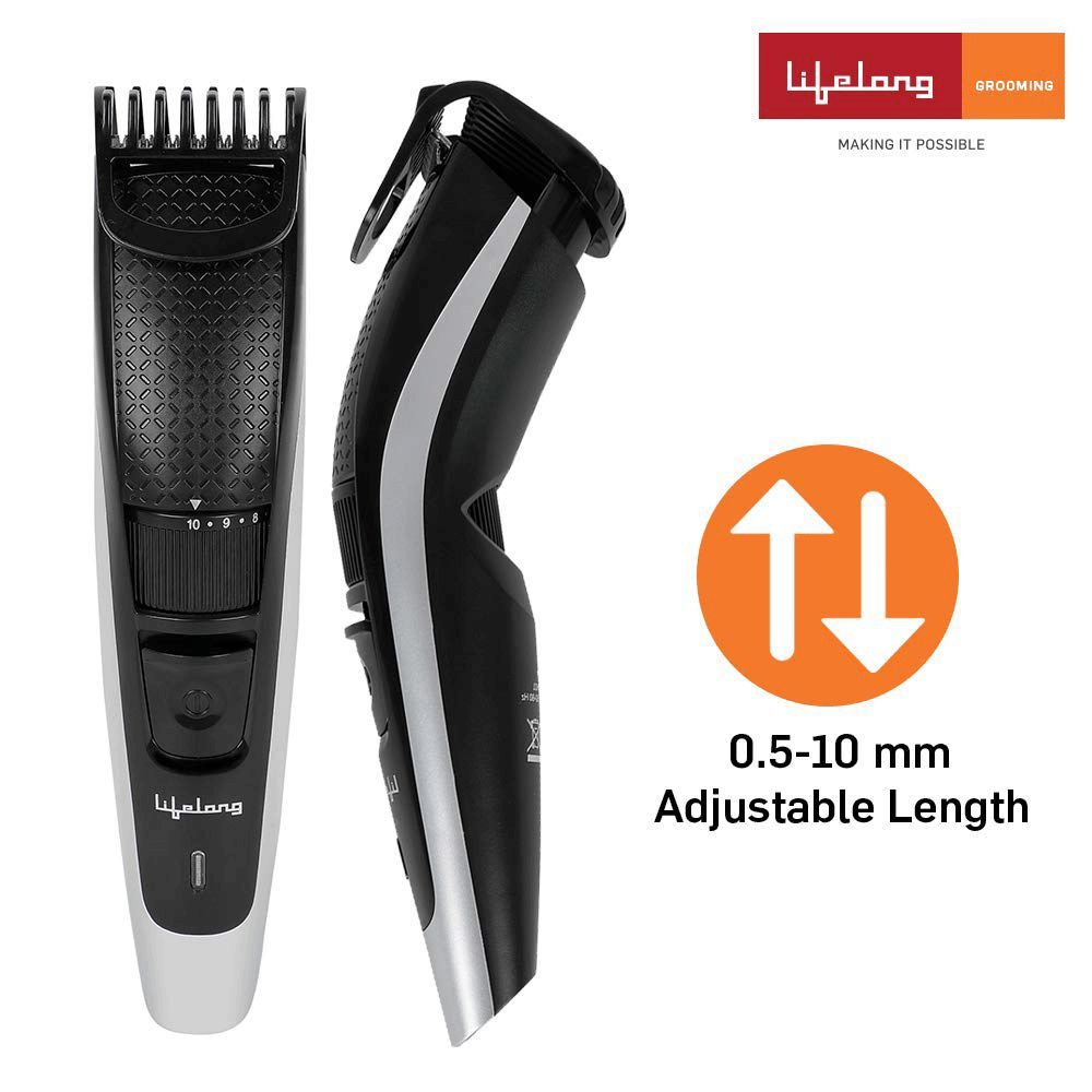 Lifelong LLPCM11 Cordless Dry Trimmer for Beard with 20 Length Settings for Men (240mins Runtime, Stainless Steel Blades, Silver)_5