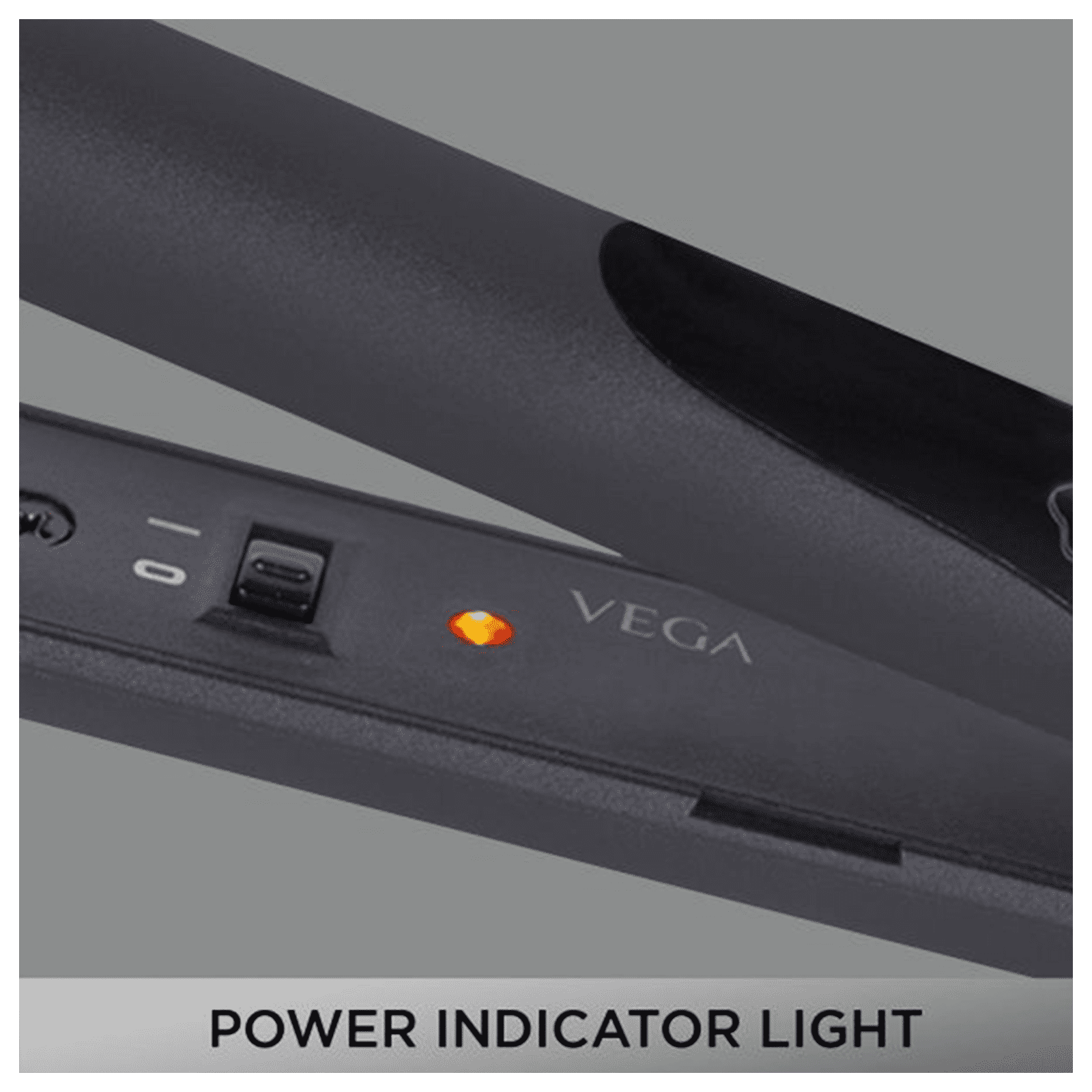 VEGA Adore Hair Straightener with Easy Lock System (Ceramic Plates, Black & Pink)_9