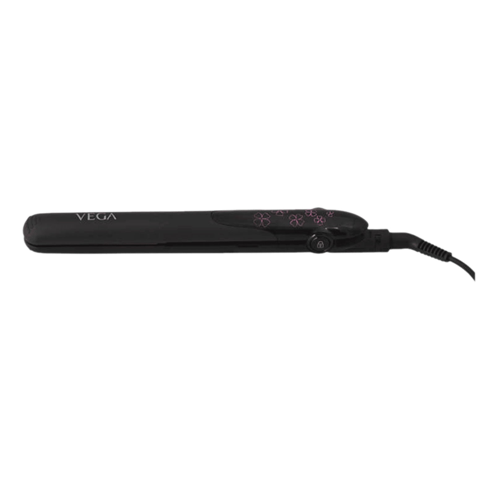 VEGA Adore Hair Straightener with Easy Lock System (Ceramic Plates, Black & Pink)_5