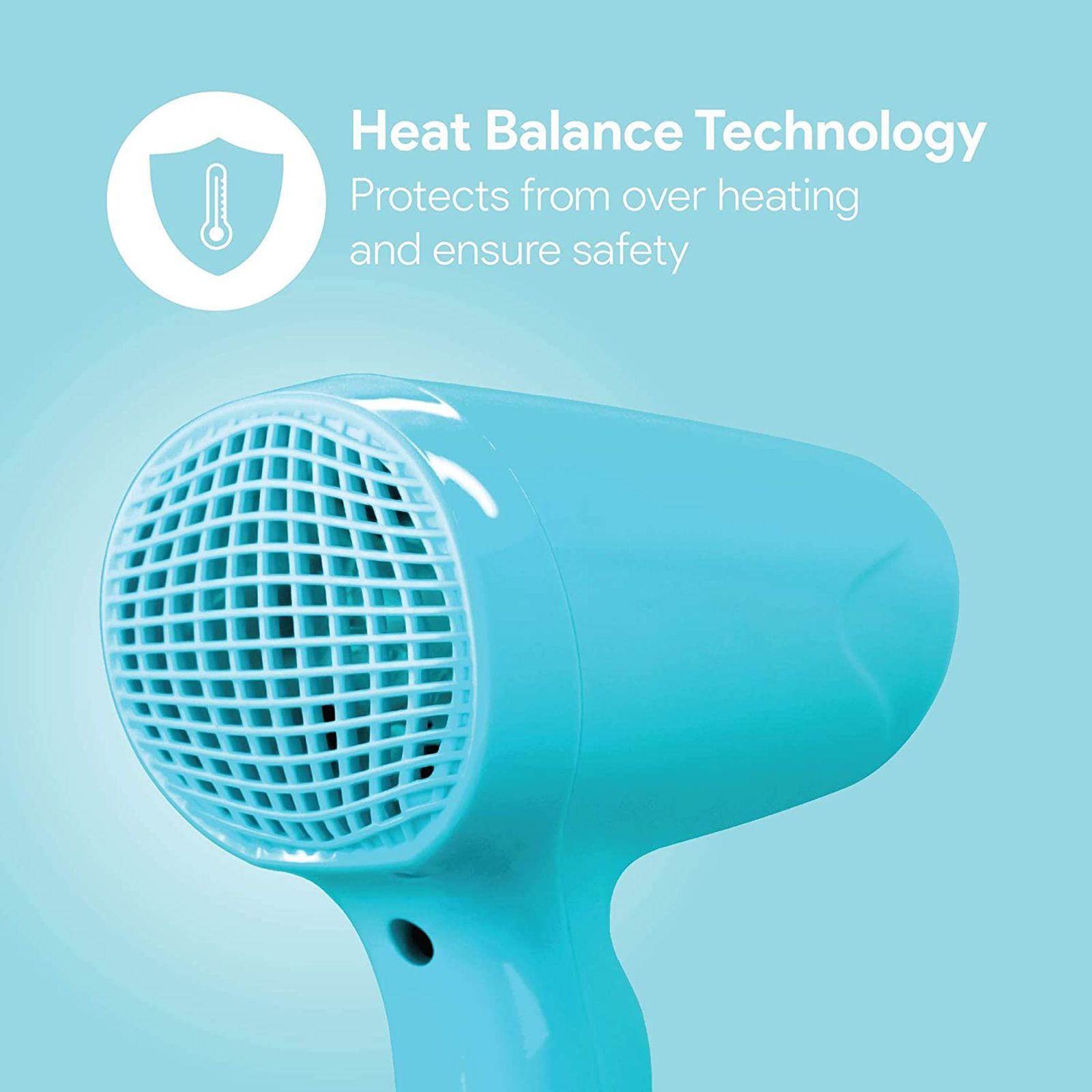 SYSKA Hair Dryer (Overheating Protection, Teal)_4