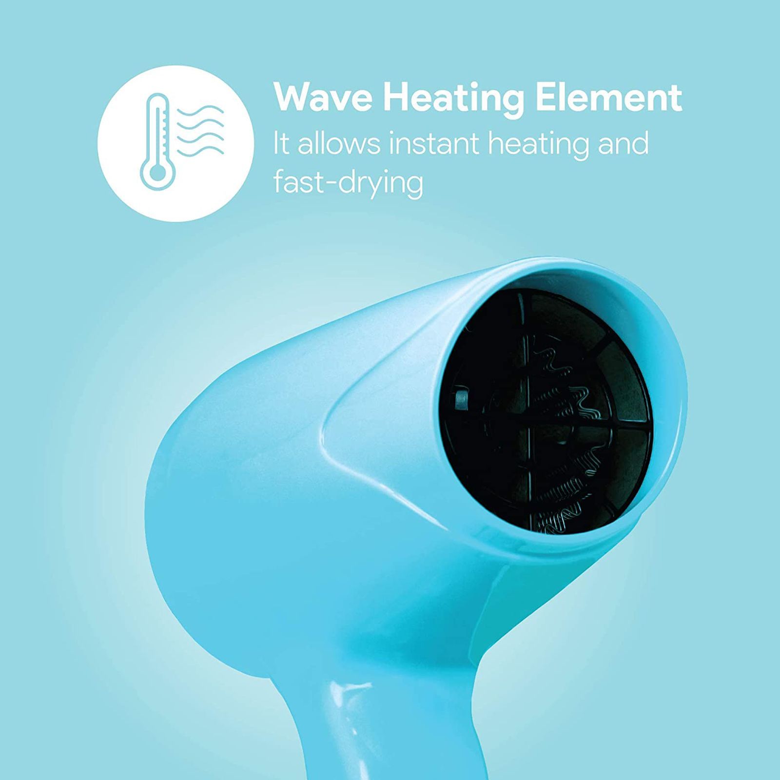 SYSKA Hair Dryer (Overheating Protection, Teal)_9