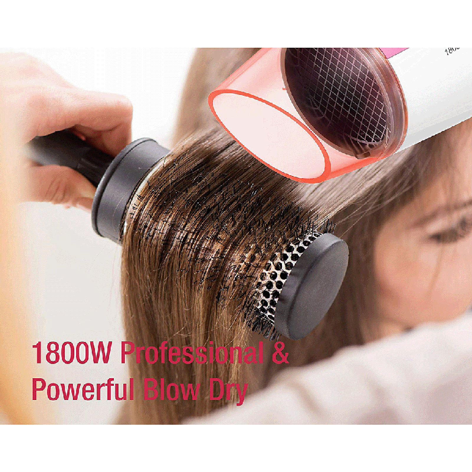 HAVELLS Hair Dryer with 3 Heat Settings (Heat Balance Technology, Pink)_4