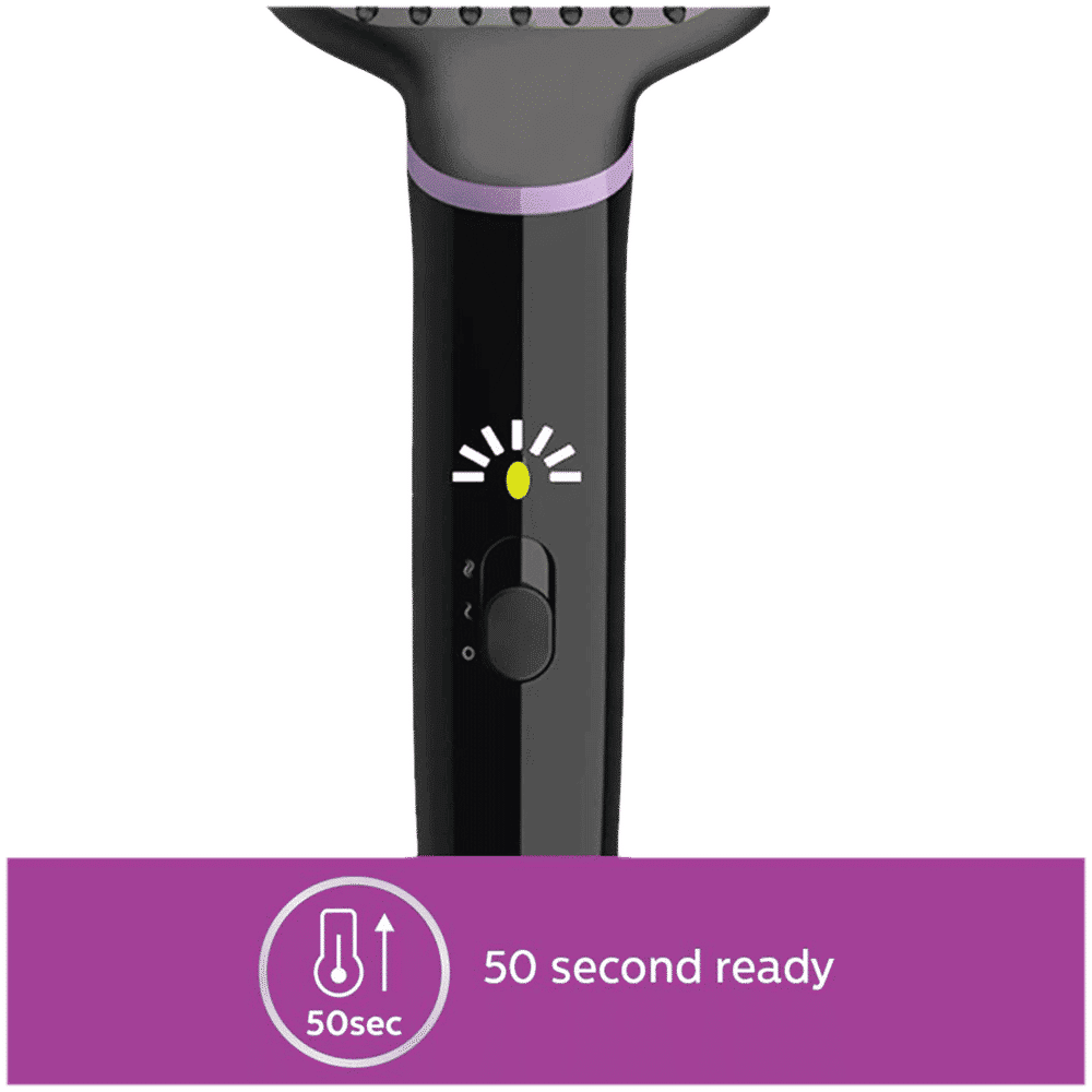 PHILIPS BHH880/10 Hair Straightening Brush with 2 Temperature Settings (Black)_10