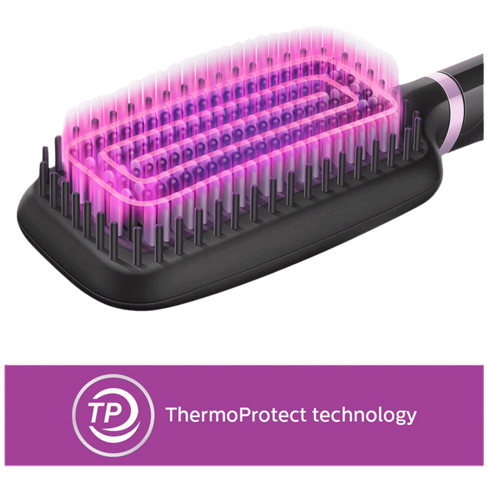 PHILIPS BHH880/10 Hair Straightening Brush with 2 Temperature Settings (Black)_11