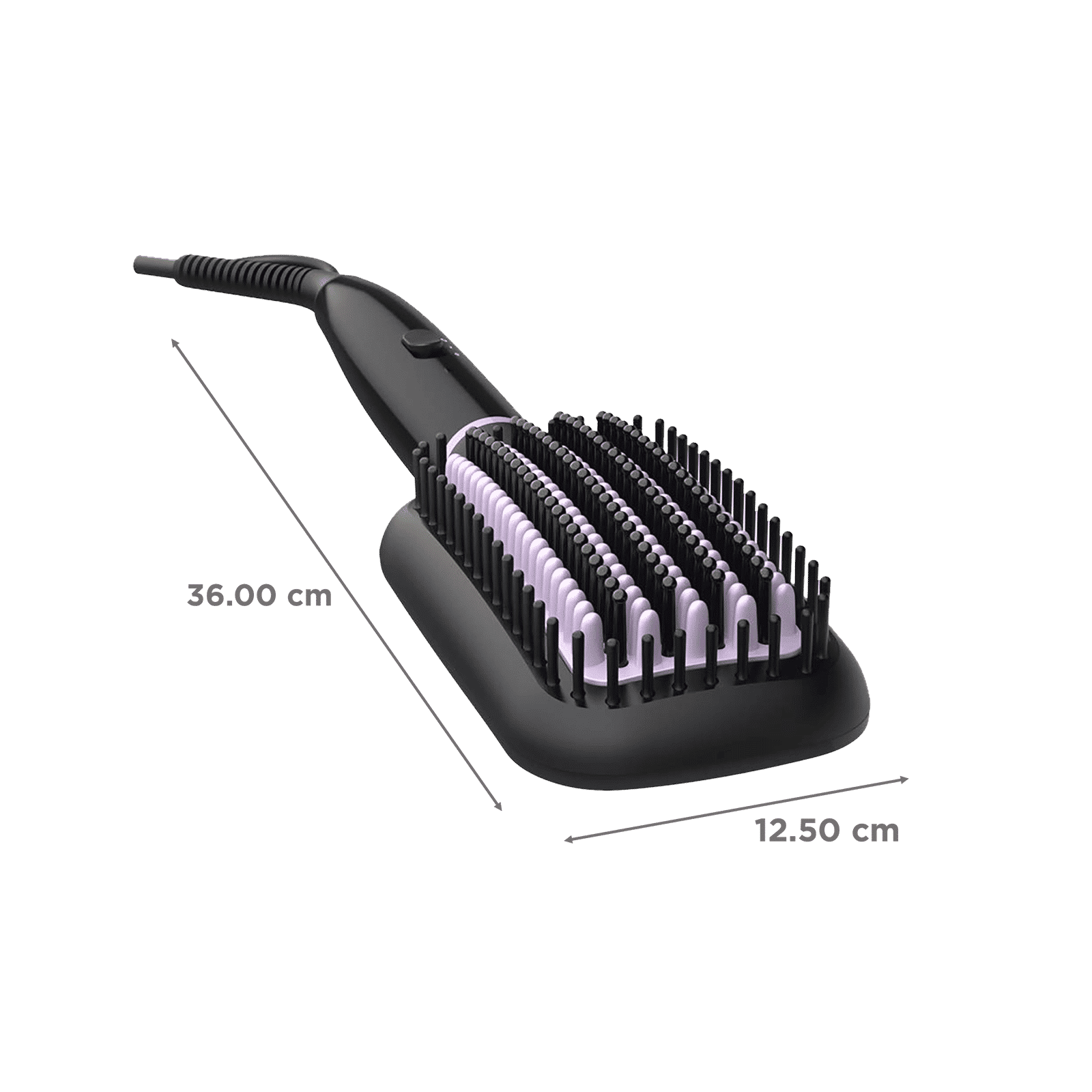 PHILIPS BHH880/10 Hair Straightening Brush with 2 Temperature Settings (Black)_2