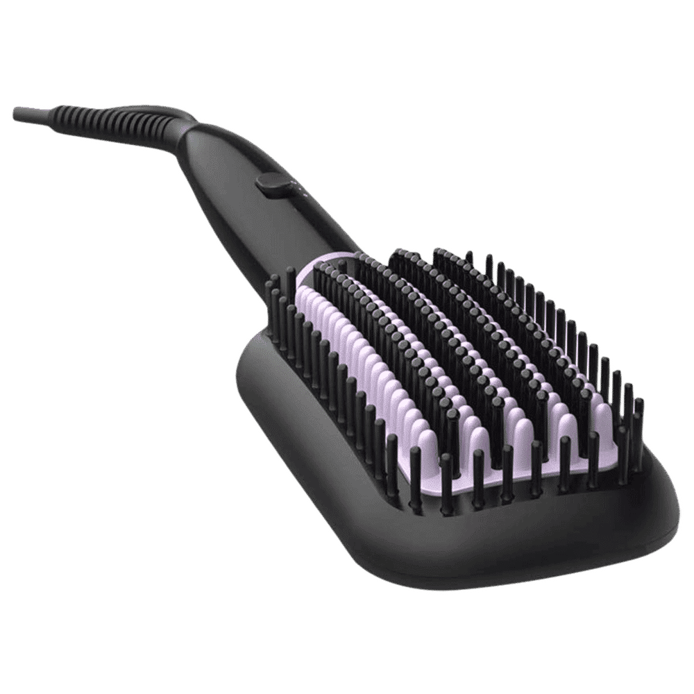 PHILIPS BHH880/10 Hair Straightening Brush with 2 Temperature Settings (Black)_4