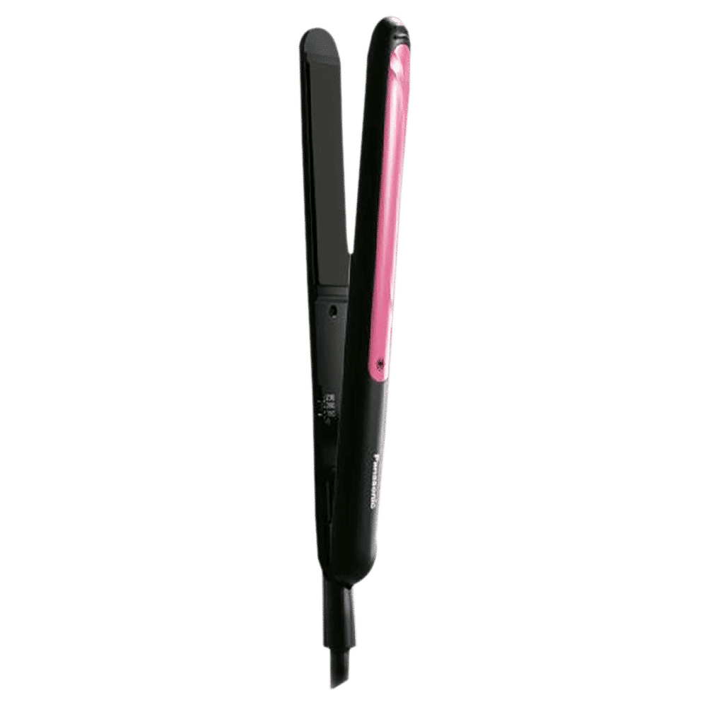 Panasonic EH-HV21-K62B Hair Straightener with 3 Temperature Settings (Keratin and Botanical Oil Infused Ceramic Plates, Black)_8