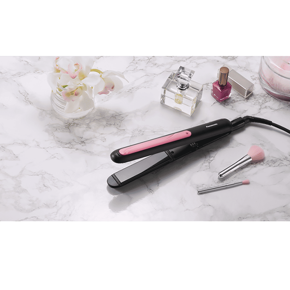 Panasonic EH-HV21-K62B Hair Straightener with 3 Temperature Settings (Keratin and Botanical Oil Infused Ceramic Plates, Black)_10