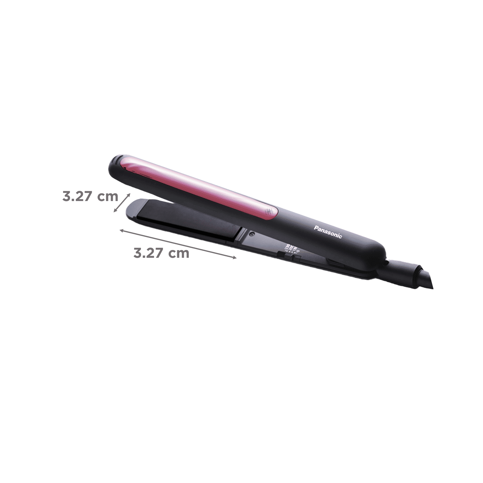Panasonic EH-HV21-K62B Hair Straightener with 3 Temperature Settings (Keratin and Botanical Oil Infused Ceramic Plates, Black)_2