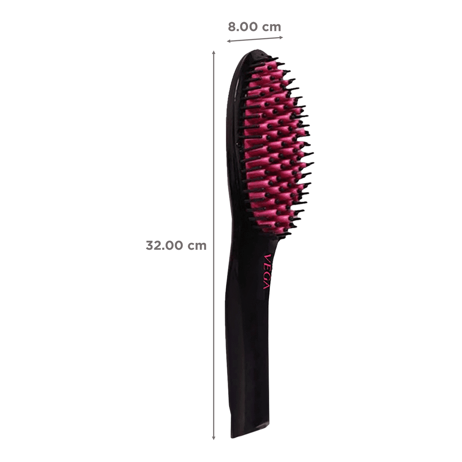 VEGA X-Glam Hair Straightening Brush with Anti-Frizz Technology (Black)_2