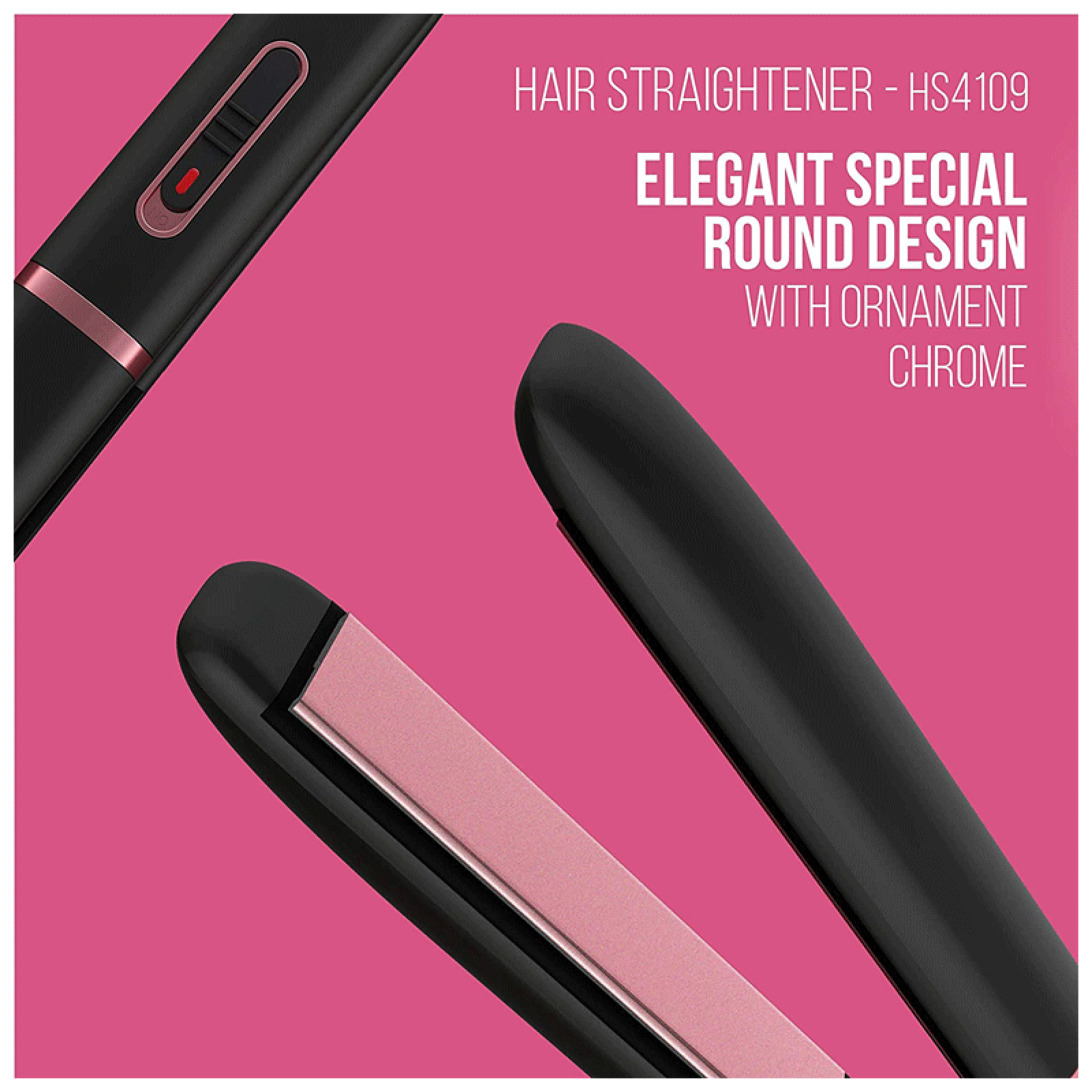 HAVELLS HS4109 Hair Straightener with LED Indicator (Floating Ceramic Coated Plates, Black)_8