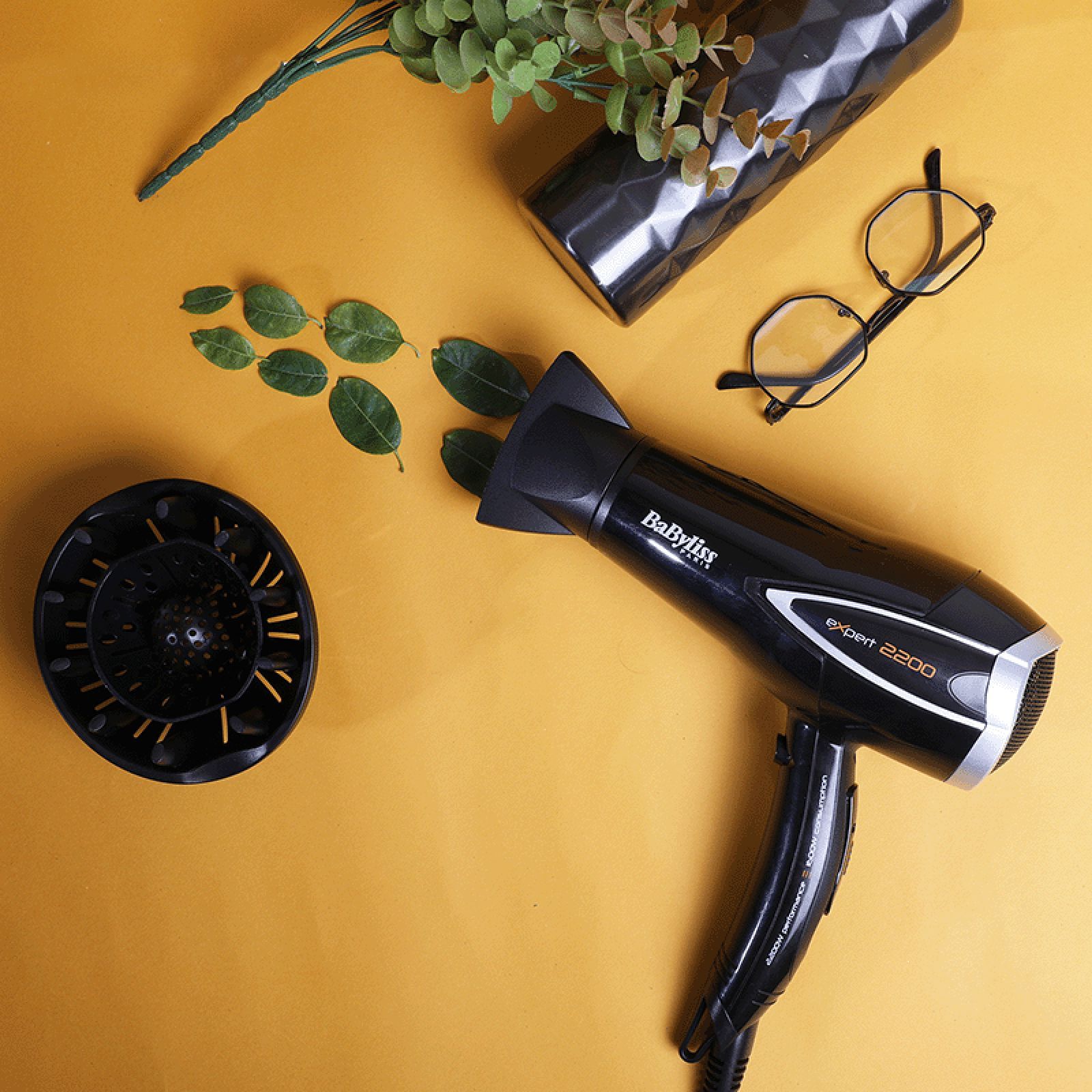 BaByliss D342E Hair Dryer with 3 Heat Settings ((Energy Saving, Black)_8