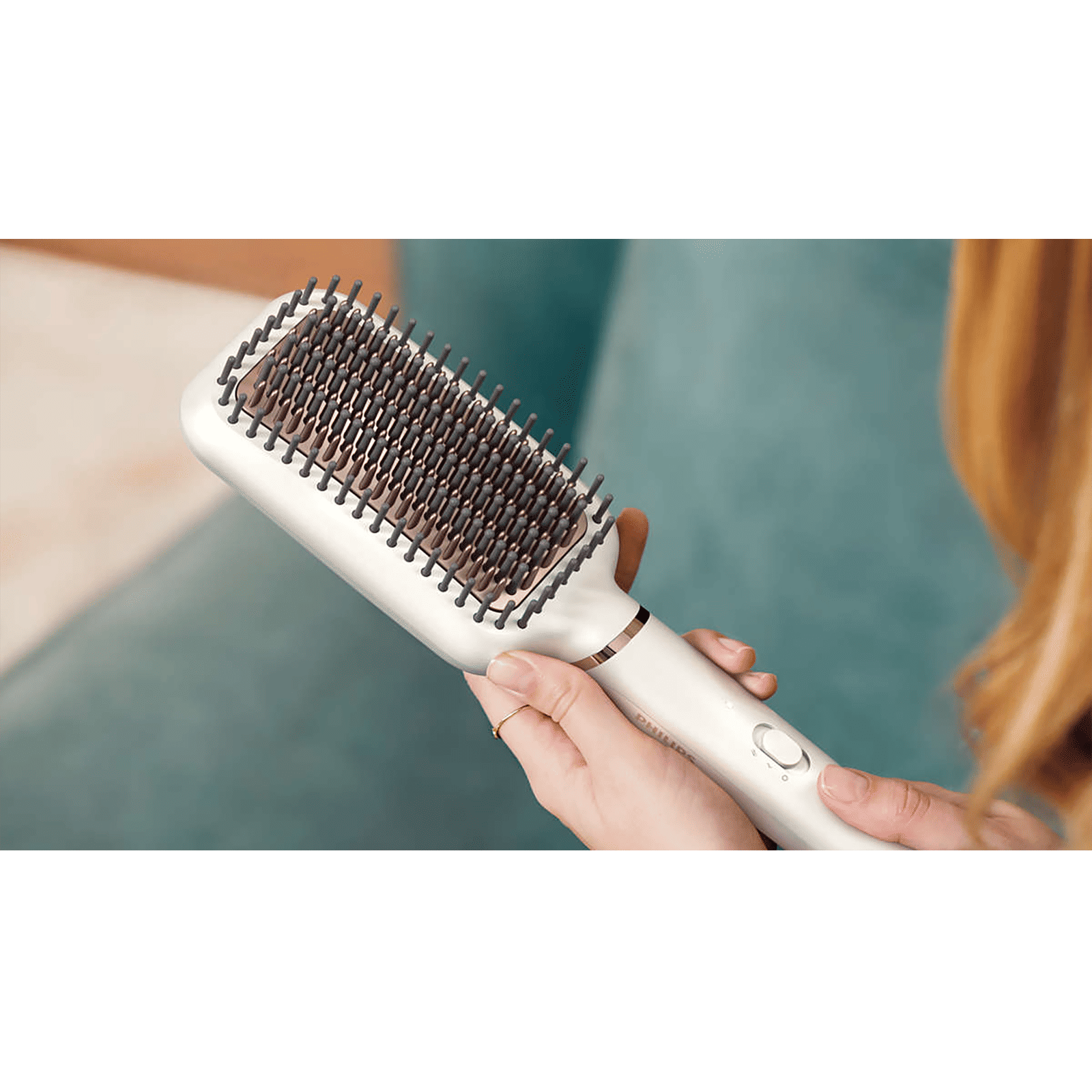 PHILIPS Advanced Hair Straightening Brush with Thermo Protect Technology (Pearl White) PHILIPS Advanced Hair Straightening Brush with Thermo Protect Technology (Pearl White)_9